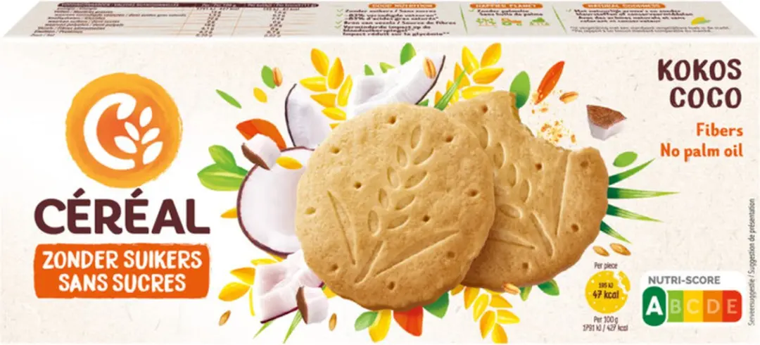 Cereal Kokoskoekjes 132g