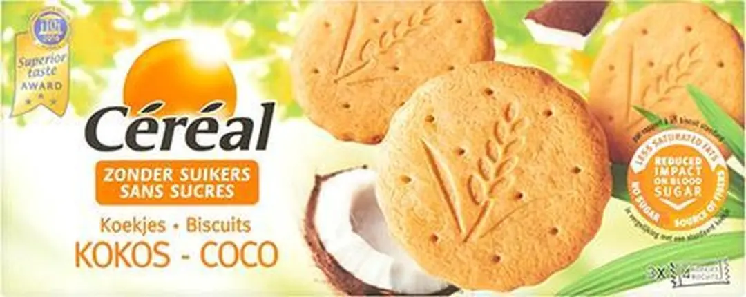 Cereal Kokoskoekjes 132g - afbeelding 3 van 5