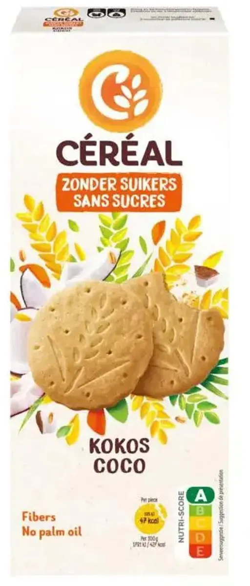 Cereal Kokoskoekjes 132g - afbeelding 5 van 5