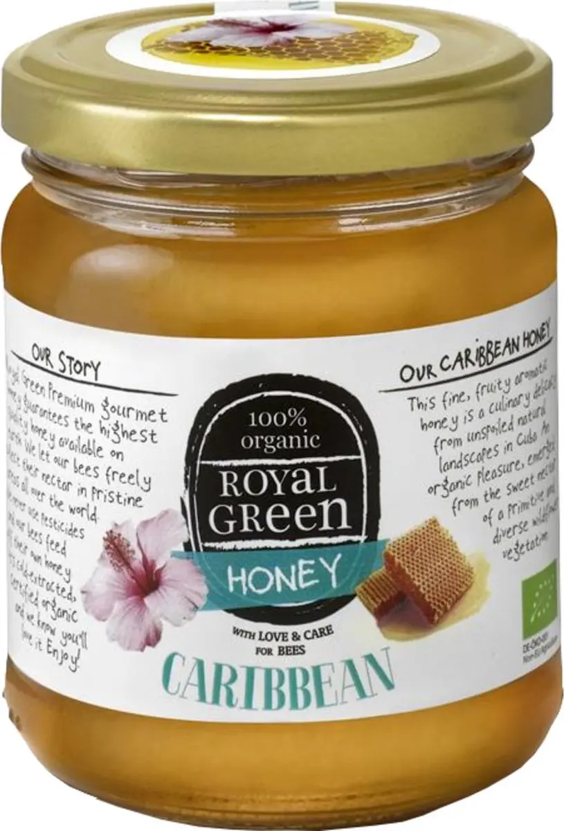 Royal Green Caribbean Honey Bio 250ml