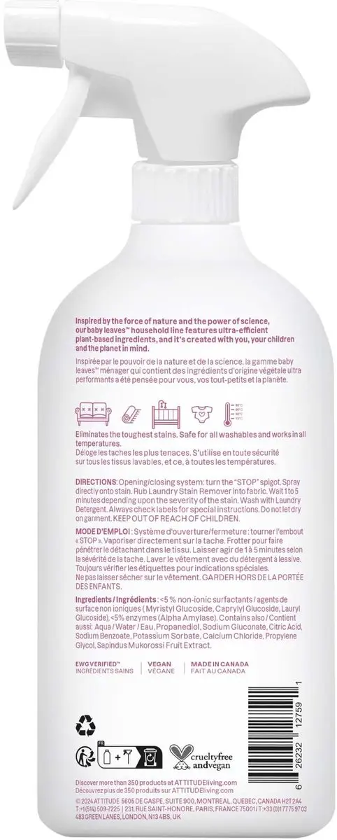 Attitude Little Leaves Vlekverwijderaar 475ml