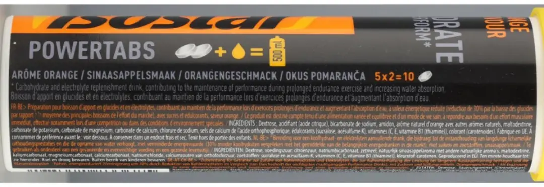 Isostar Powertabs Orange - 120g