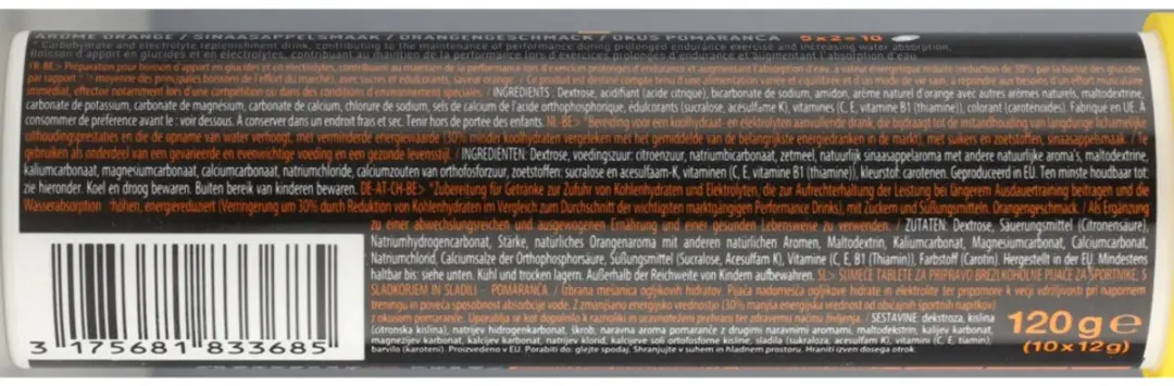 Isostar Powertabs Orange - 120g