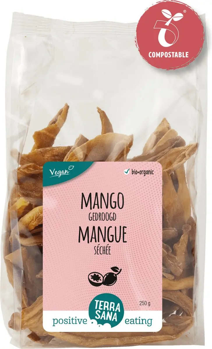 Terrasana Mangoreepjes 250g