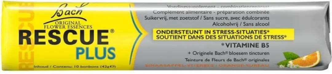 Bach Rescue Plus Bonbons 10 Stuks