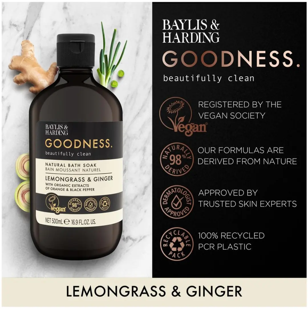 Baylis & Harding Bath Soak Lemongrass & Ginger 500ml
