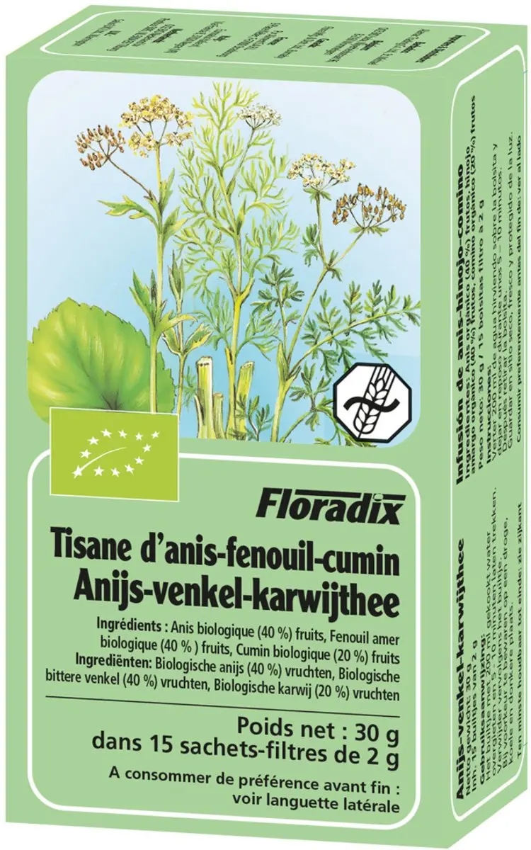 Salus Floradix Biologische Theezakjes Anijs Venkel Karwij