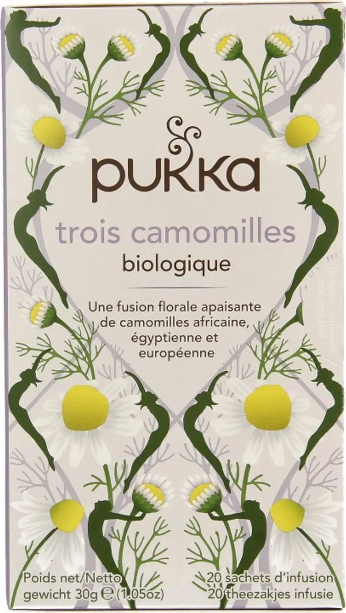 Pukka Three Chamomile Thee - 20 Zakjes 40g