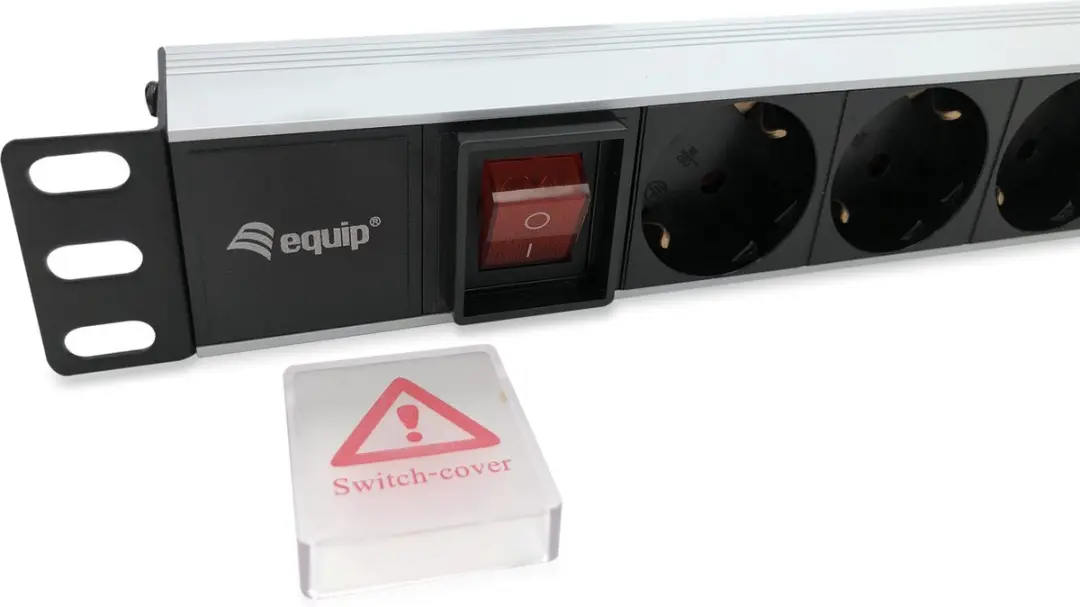 Equip 333293 Stekkerdoos 8-voudig Schuko - 1,8m - Aluminium - afbeelding 4 van 6