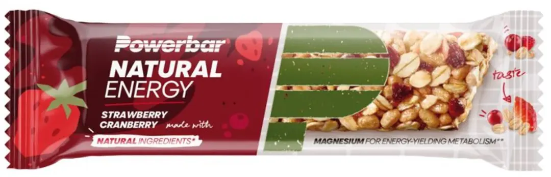 PowerBar Natural Energy Reep - 40g Aardbei & Cranberry - afbeelding 6 van 6