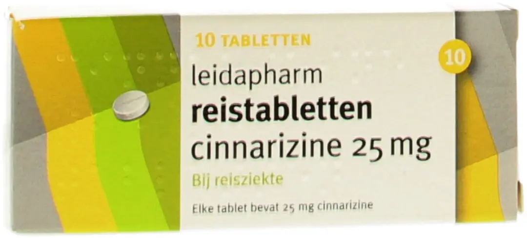 Leidapharm Reistabletten Cinnarizine 25mg