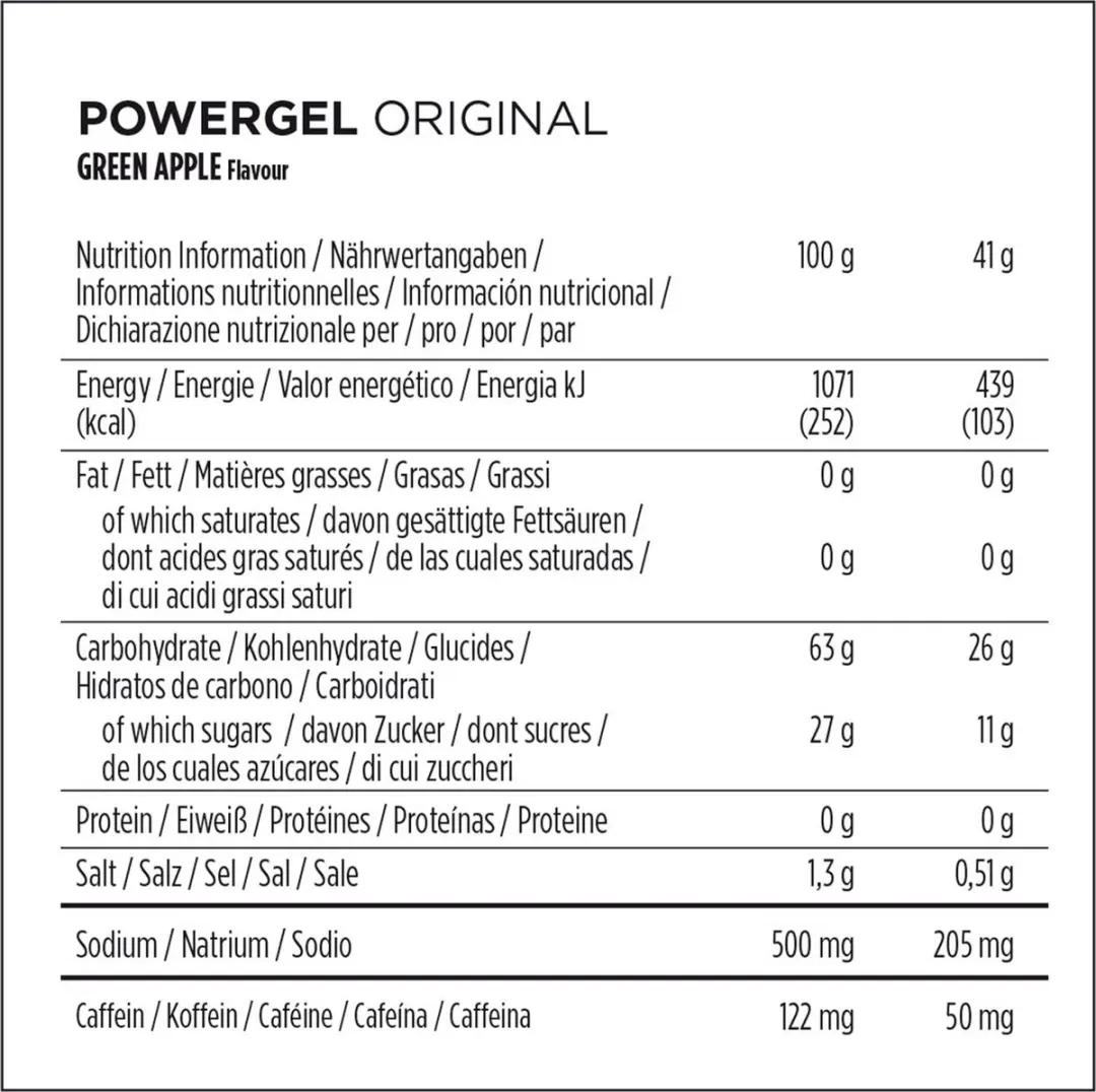 PowerBar PowerGel Green Appel - 41g - afbeelding 2 van 4