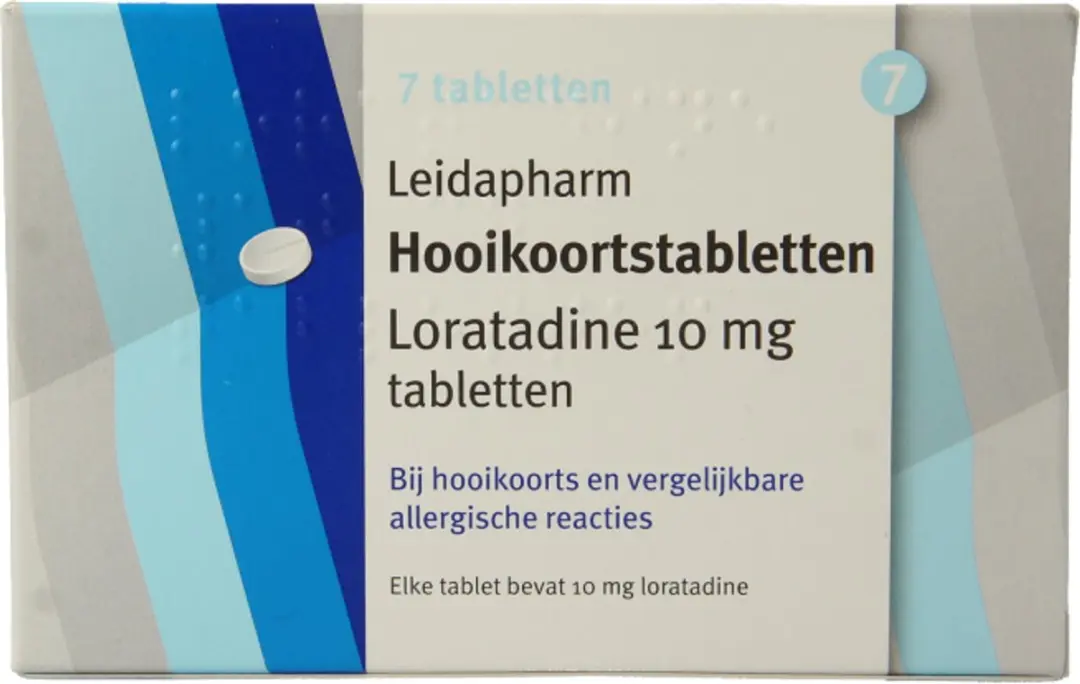 Leidapharm Loratadine Hooikoortstabletten 10mg - 7 Stuks - afbeelding 2 van 3