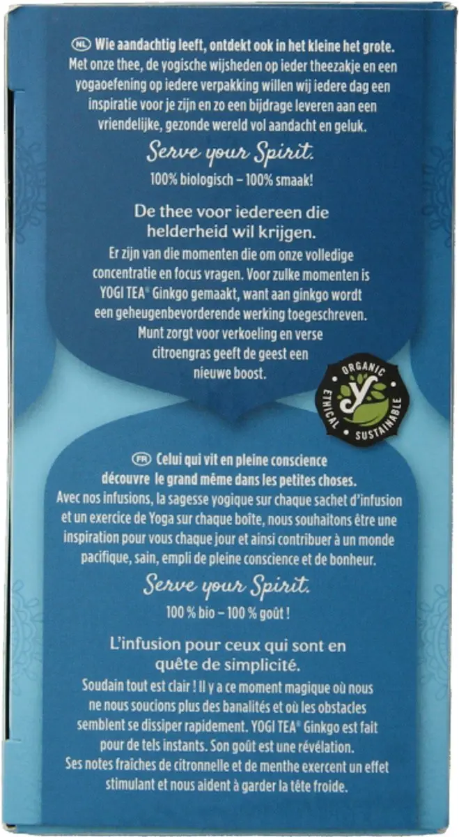 Yogi Tea Ginkgo Bio Kruidenthee 17g