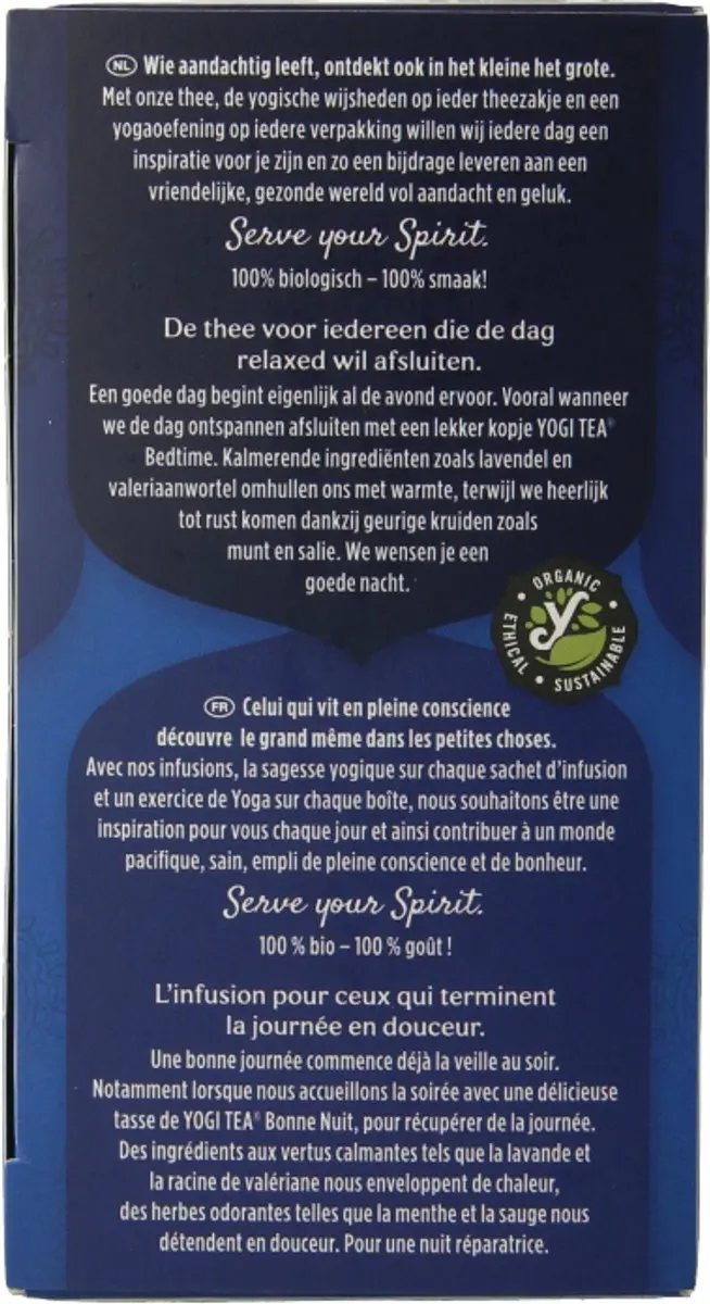 Yogi Tea Bedtime Bio - 17 Zakjes - 30.6g