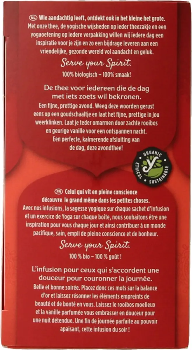 Yogi Tea Bedtime Rooibos Vanille Bio - 17 Zakjes