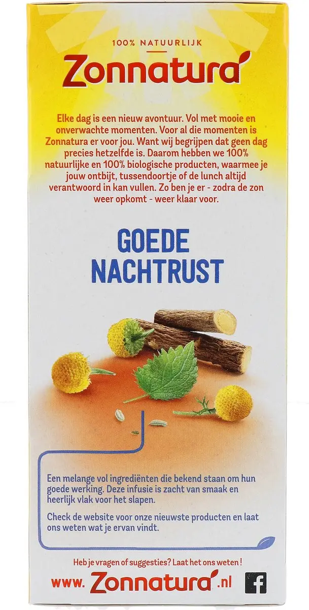 Zonnatura Thee Goede Nachtrust Bio - 20 Stuks