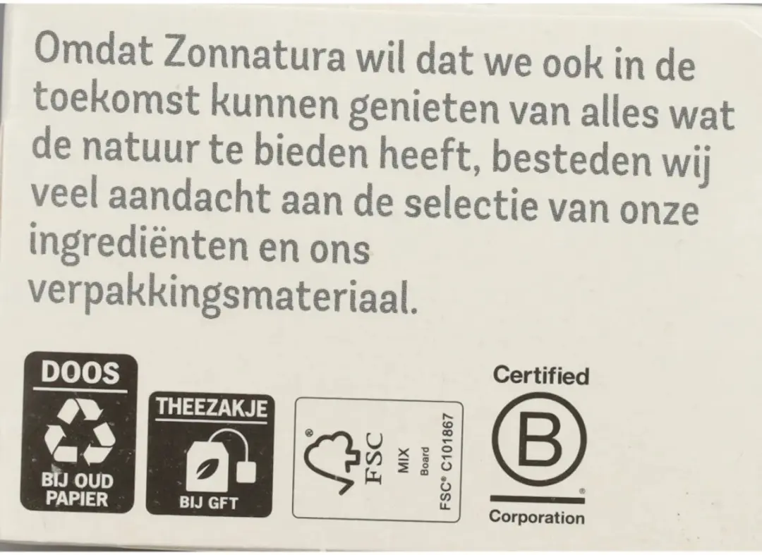 Zonnatura Thee Goede Nachtrust Bio - 20 Stuks