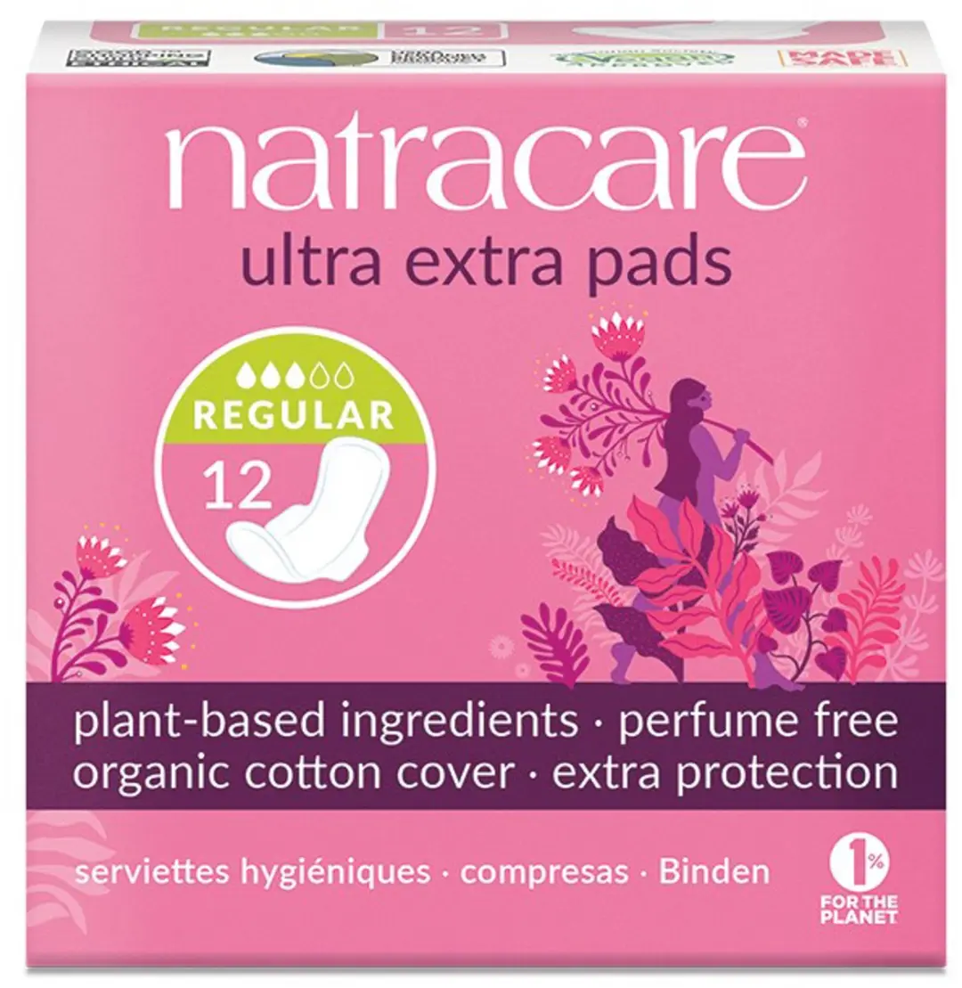 Natracare Maandverband Ultra Extra Normaal - 12 Stuks - afbeelding 5 van 6