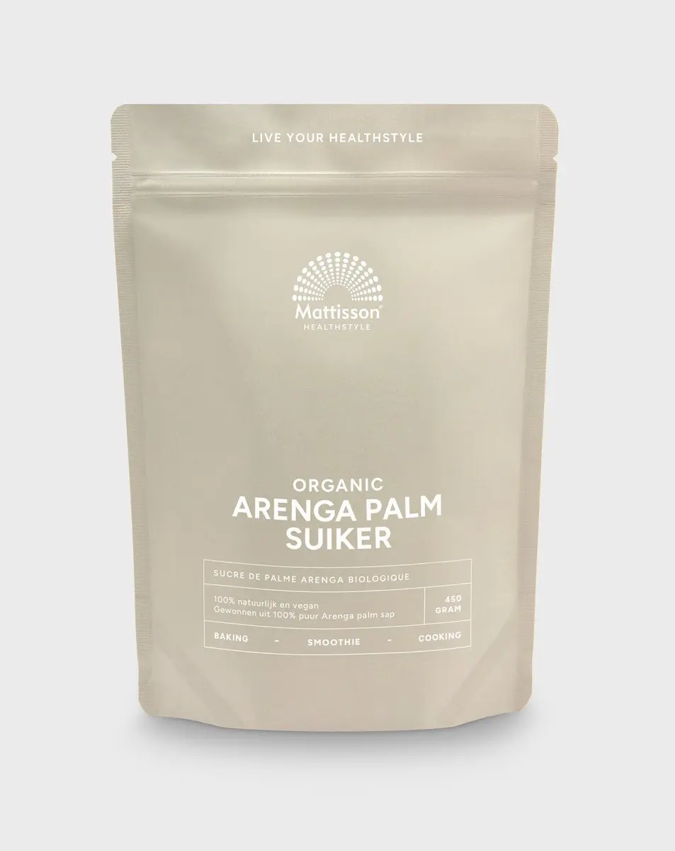 Mattisson HealthStyle Biologische Arenga Palm Suiker 450g