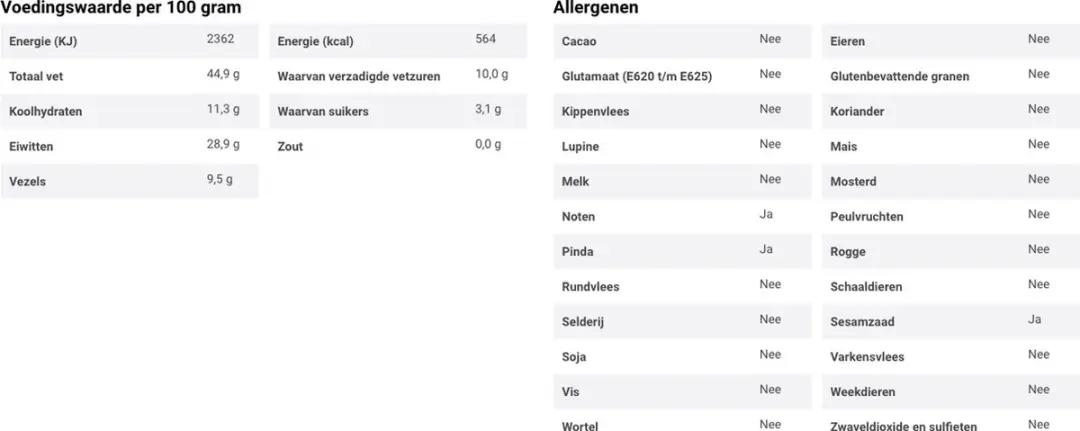 Terrasana Pindakaas 500g
