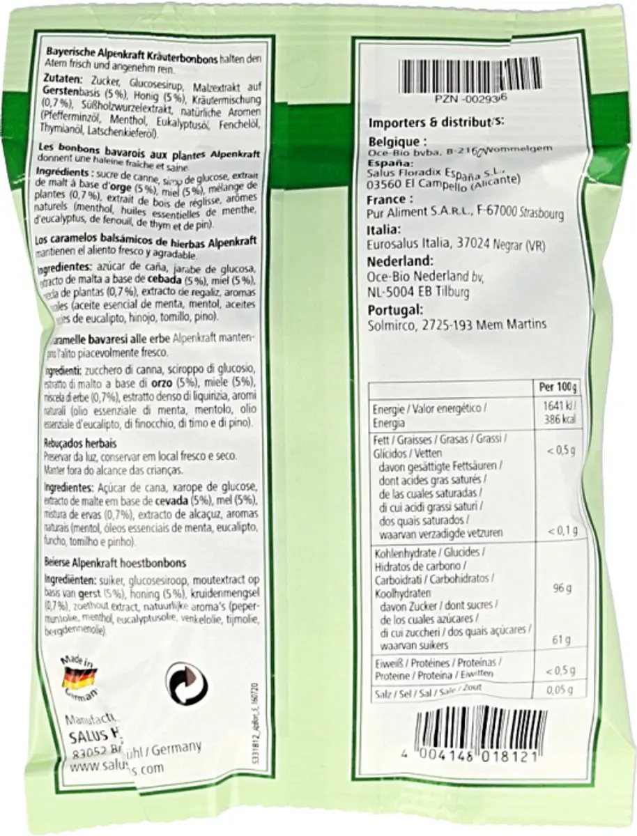 Salus Keelpastilles Aplenkraft 75g