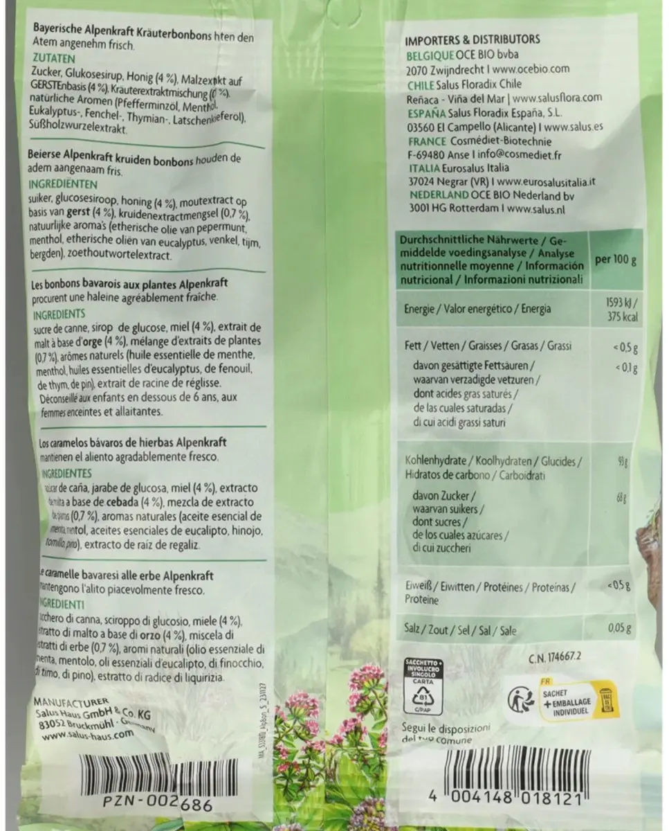 Salus Keelpastilles Aplenkraft 75g
