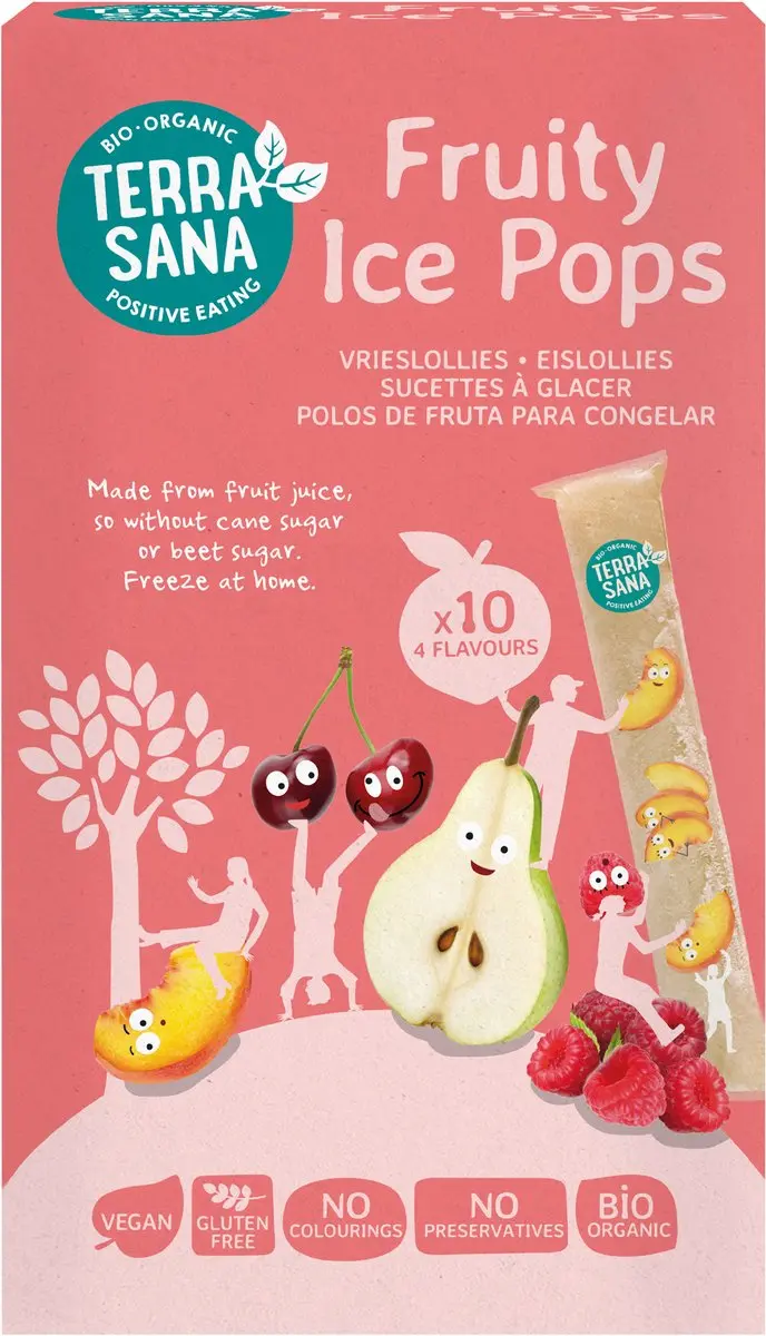 Terrasana Ice Pops Bio Vruchtensap 400ml