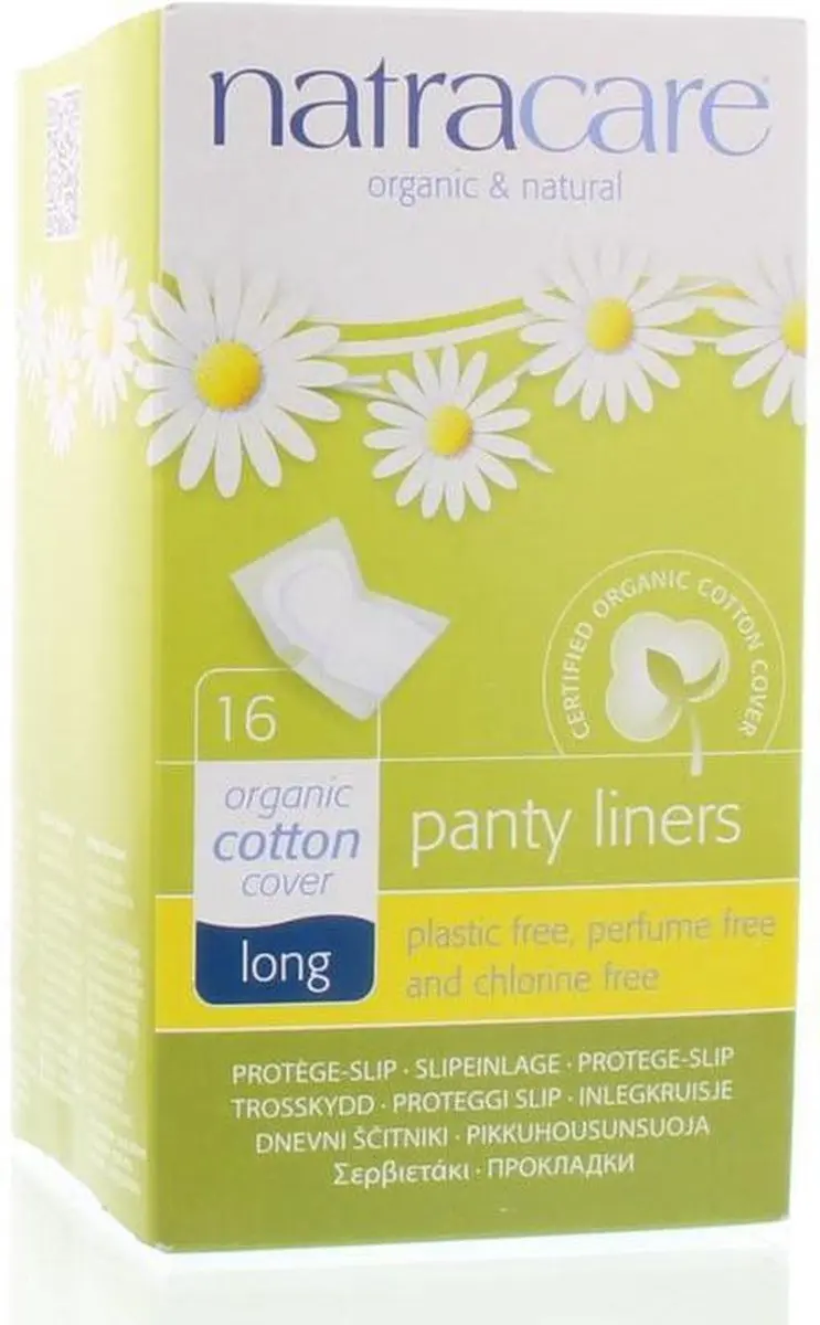 Natracare Inlegkruisjes Long - 16 Stuks Groen - afbeelding 3 van 3