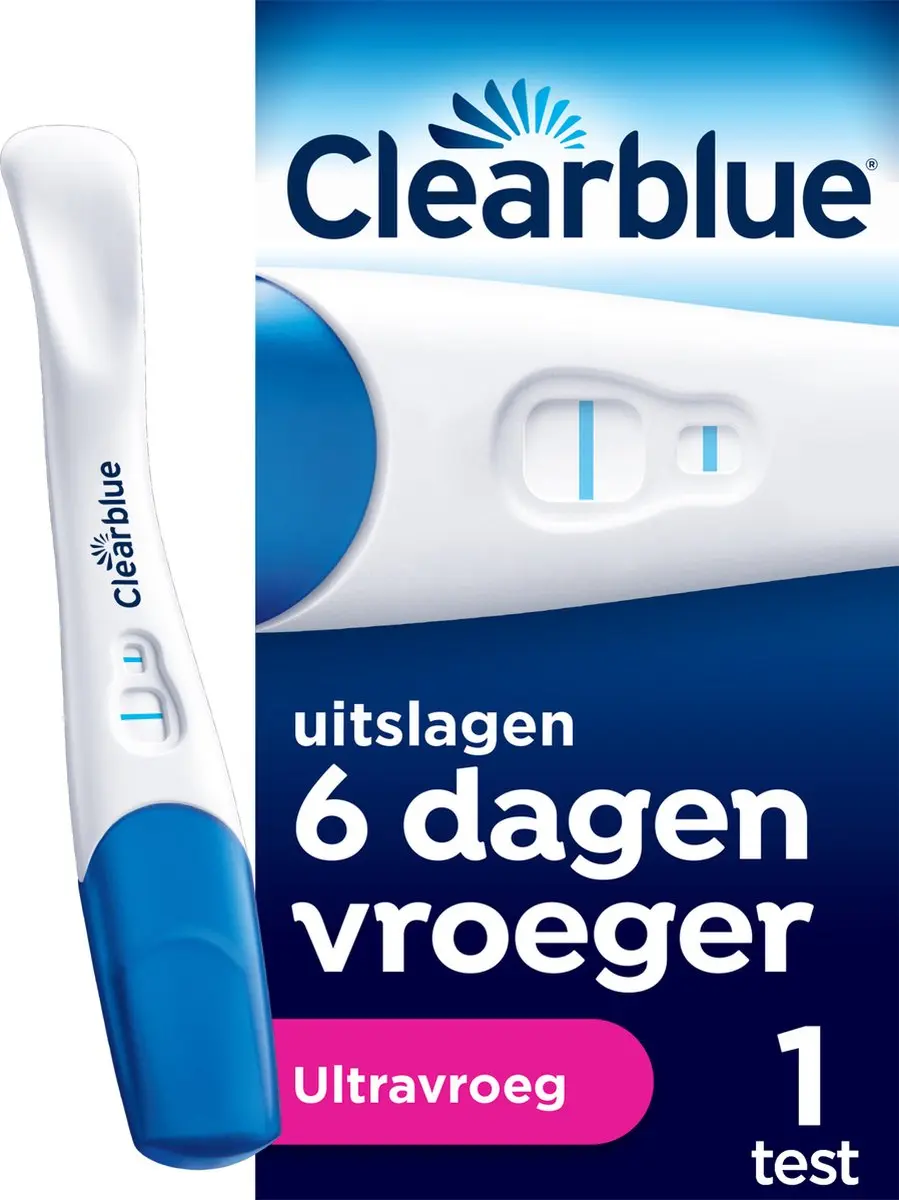 Clearblue Zwangerschapstest Ultravroeg 10mIU - 2 Stuks
