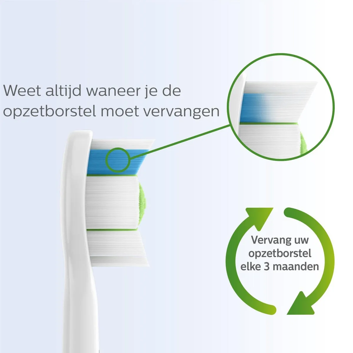 Philips Sonicare W2 HX6068/12 Opzetborstels - 8 Stuks