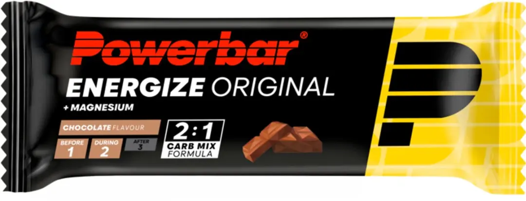 PowerBar Energize Chocolate Reep 55g - 15 Stuks - afbeelding 2 van 2