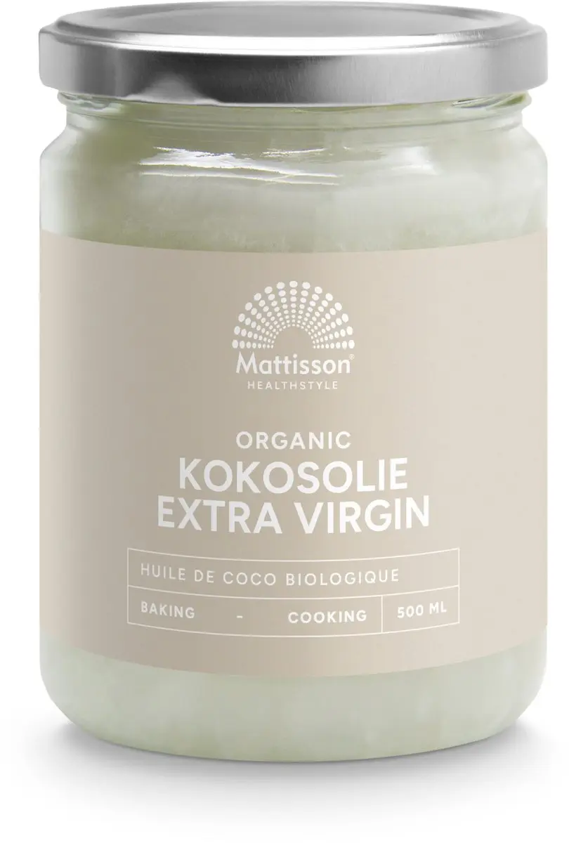 Mattisson HealthStyle Kokosolie Biologisch 500ml - Extra Virgin