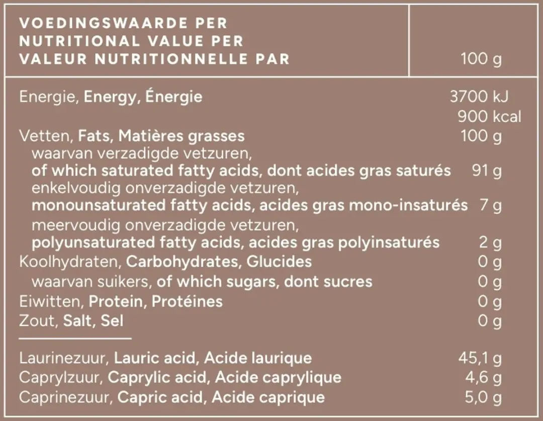 Mattisson HealthStyle Kokosolie Biologisch 500ml - Extra Virgin