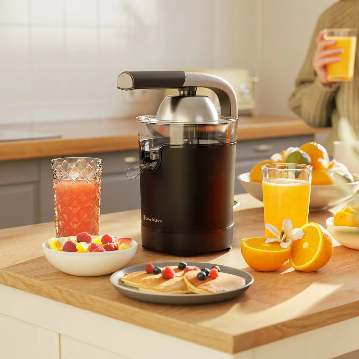 KitchenBrothers Citruspers KB1004181 - 350W - Zwart