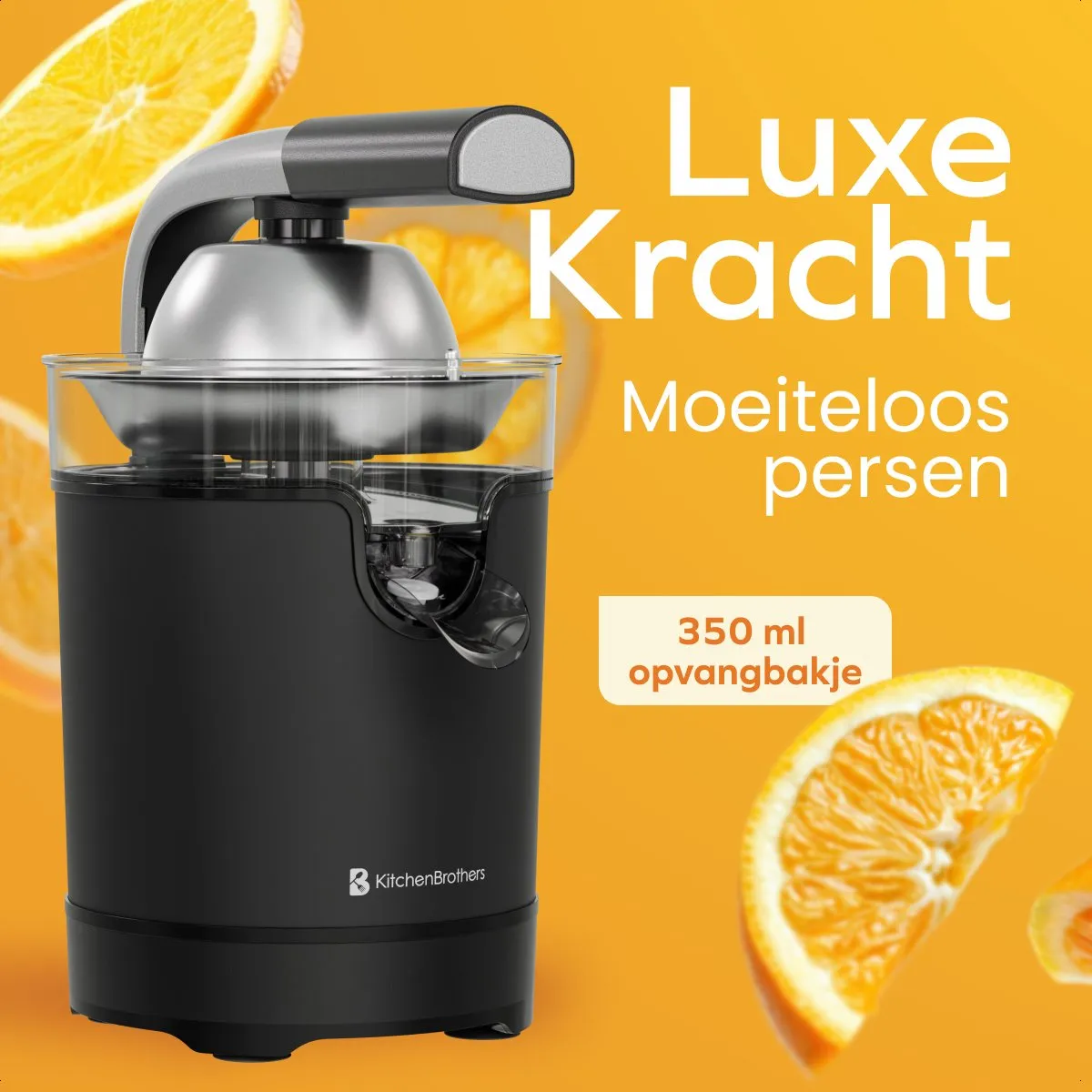 KitchenBrothers Citruspers KB1004181 - 350W - Zwart