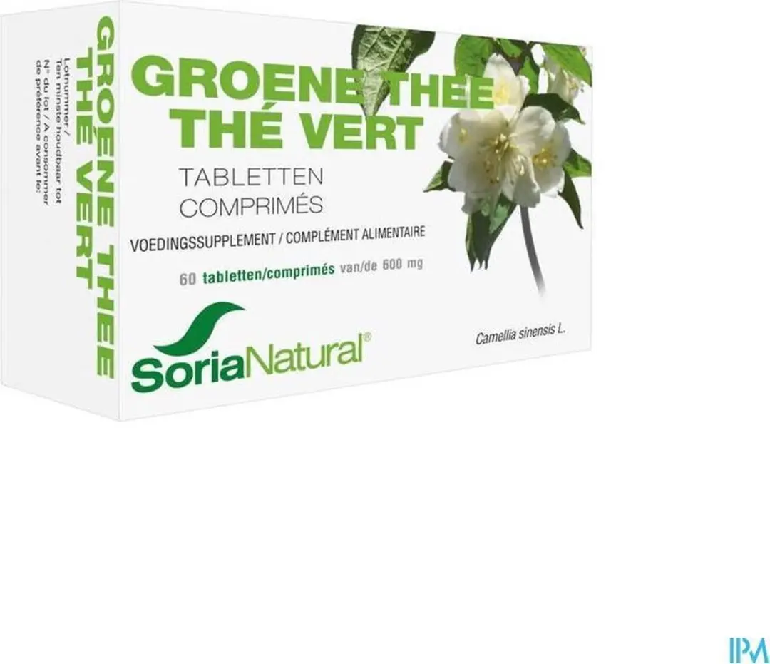 Soria Natural Te Verdes Tabl 60x600mg