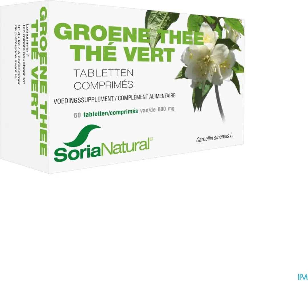 Soria Natural Te Verdes Tabl 60x600mg