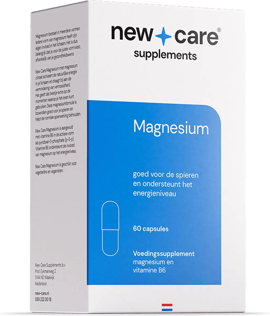 New Care Magnesiumcitraat 60 Capsules
