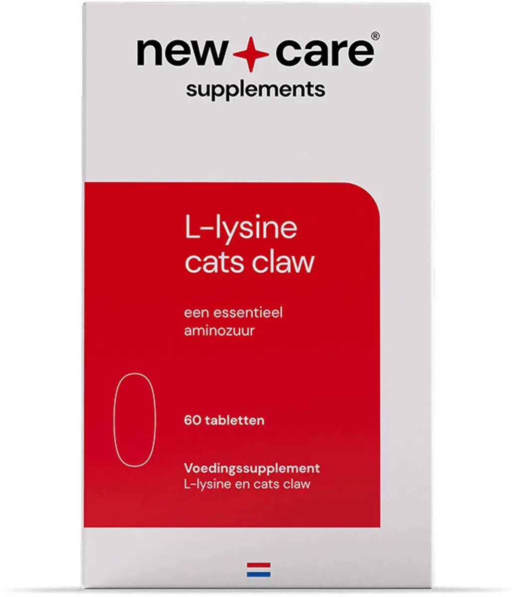 New Care L-Lysine Cats Claw 60 Tabletten - Vegetarisch