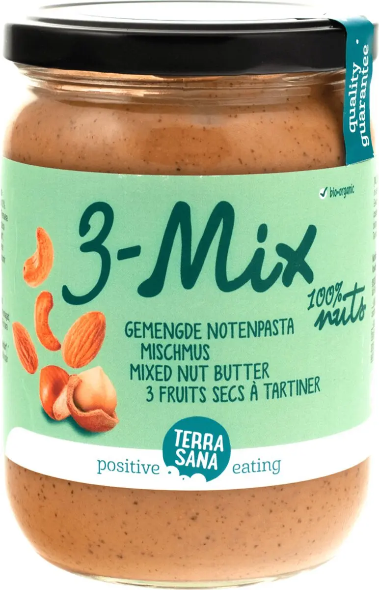 Terrasana 3-Mix Notenpasta Bio 500g