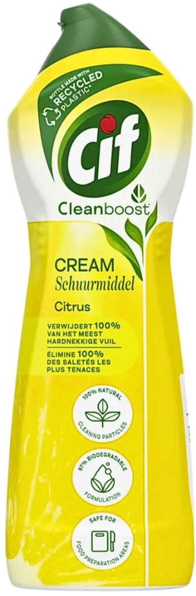 Cif Cream Schuurmiddel Citroen 750ml
