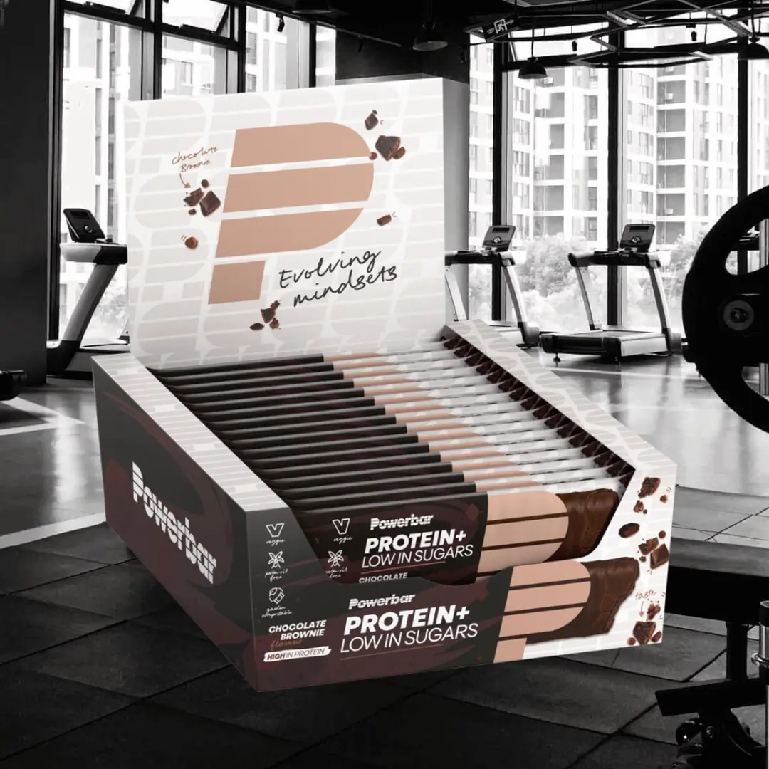 PowerBar ProteinPlus Low Sugar Chocolate Brownie 30x35g - afbeelding 4 van 6
