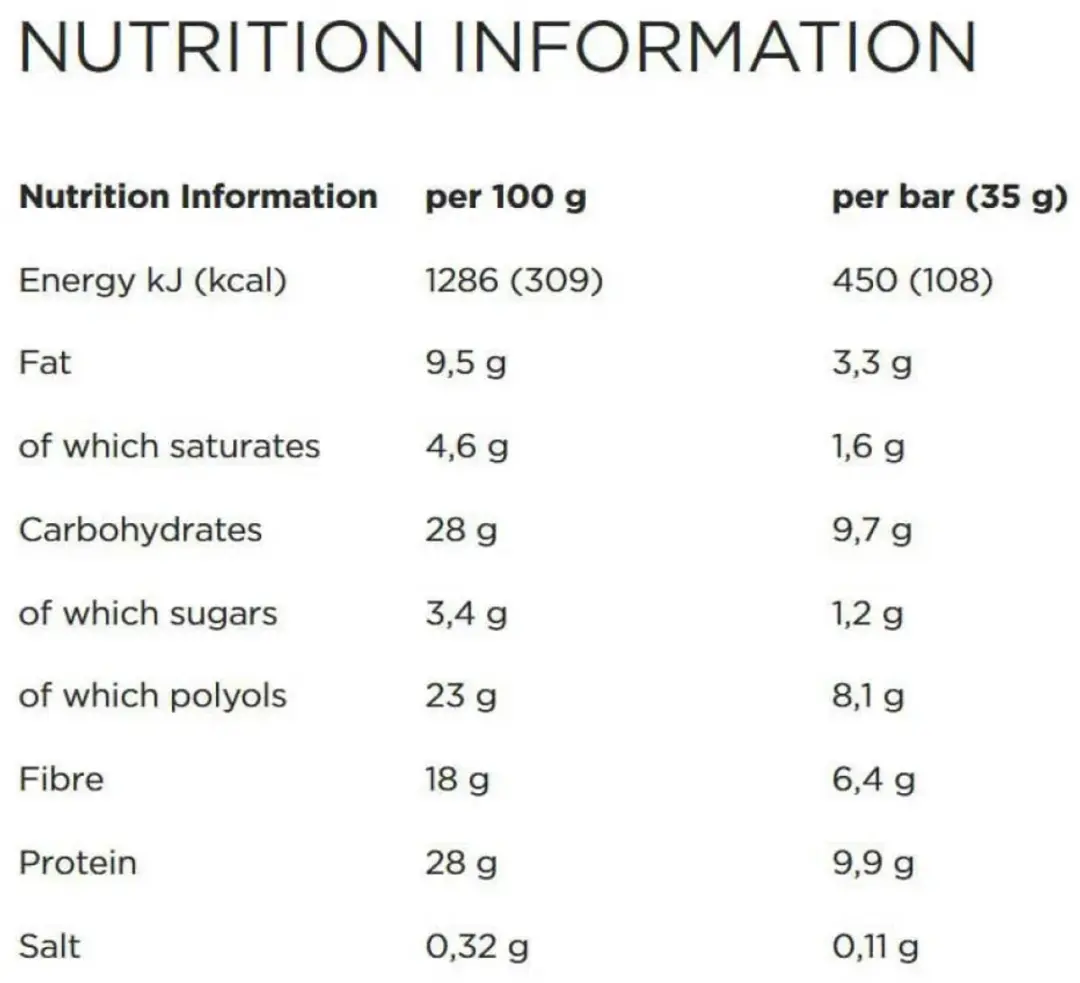 PowerBar ProteinPlus Low Sugar Chocolate Brownie 30x35g - afbeelding 3 van 6