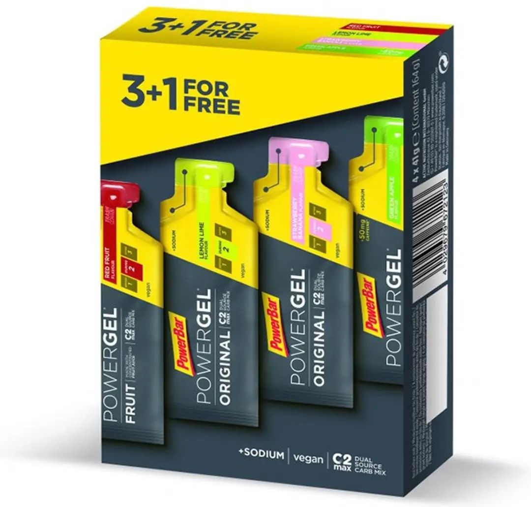 PowerBar PowerGel Original Doos - 4 Stuks - afbeelding 2 van 3