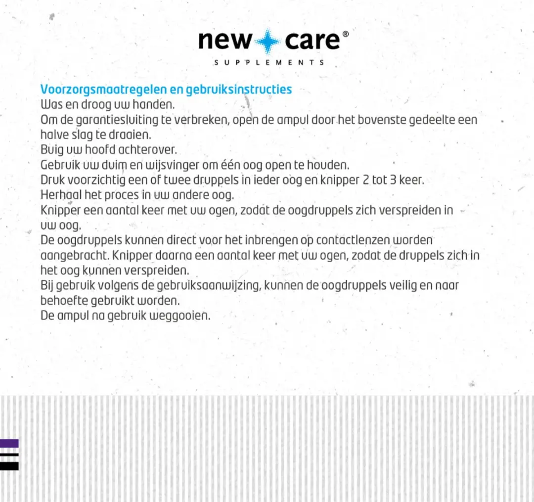 New Care Oogdruppels 15ml - 15 Ampullen