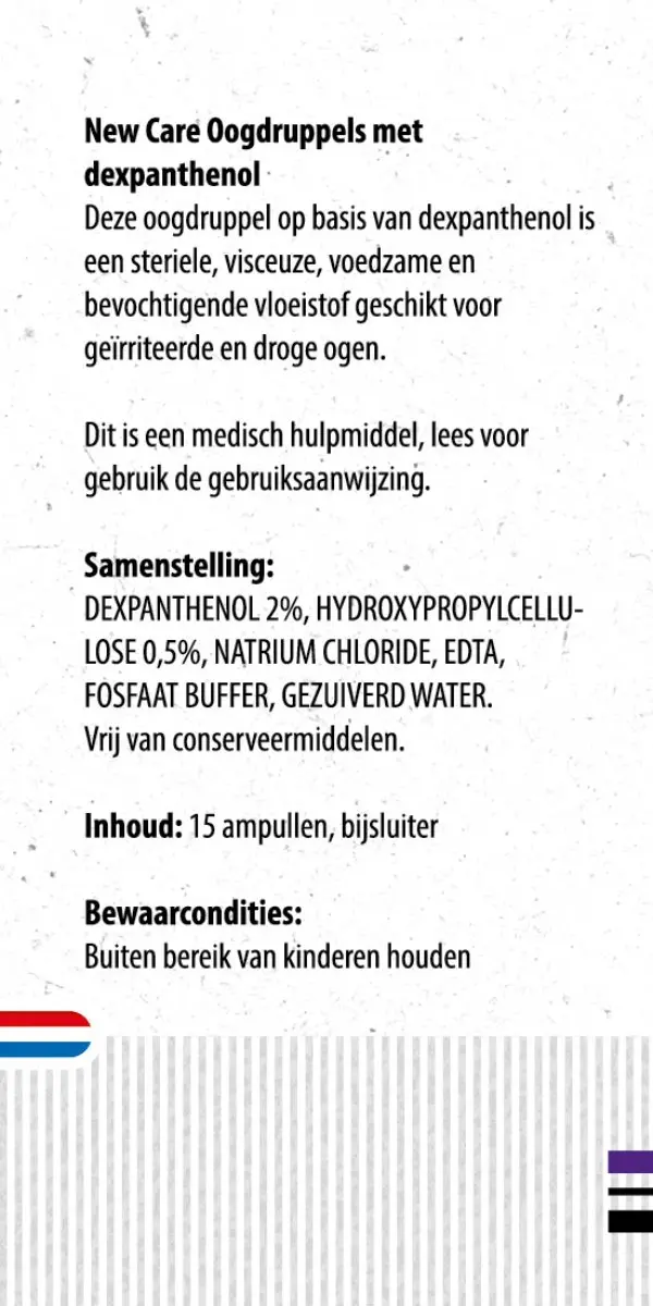 New Care Oogdruppels 15ml - 15 Ampullen