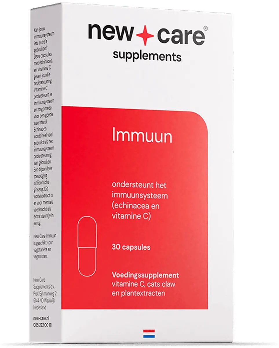 New Care Immuun Echinacea 30 Capsules