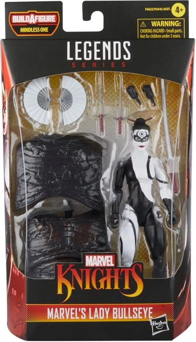 Marvel Legends Lady Bullseye F3423 Actiefiguur - 15 cm - Multicolor