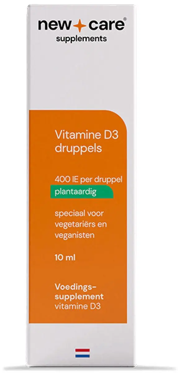 New Care Vitamine D3 Druppels Plantaardig 10ml - Vegan